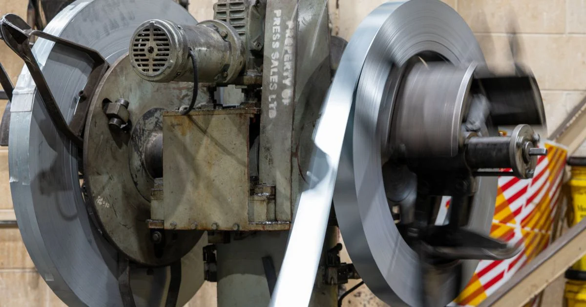 Industrial steel coil feeding equipment for metal stamping